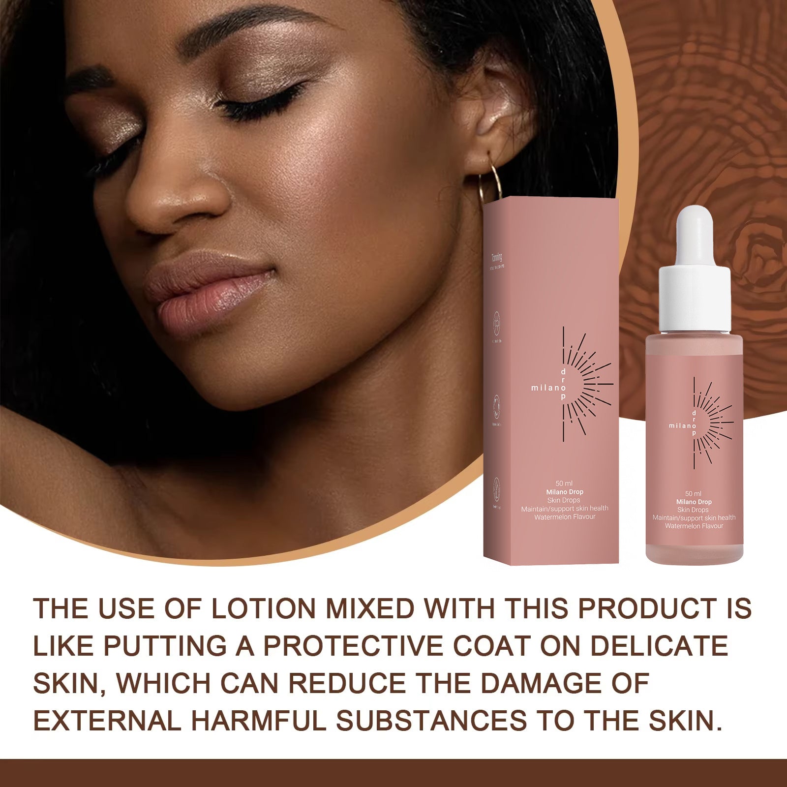 Tanning Face Serum Face Body Tanning Bed Outdoor Fine Line Repair Skin Serum Dark Bronzer Self Tanning Serum Drops Lootquake LLC