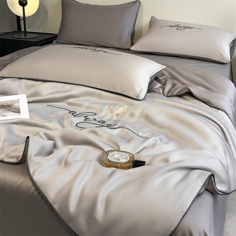 Luxury Embroidered Summer Cooling Quilt - Lightweight, Breathable Air Conditioner Blanket for Bedroom & Dorm, Machine Washable (Pillowcase Not Included) Lootquake LLC