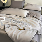 Luxury Embroidered Summer Cooling Quilt - Lightweight, Breathable Air Conditioner Blanket for Bedroom & Dorm, Machine Washable (Pillowcase Not Included) Lootquake LLC