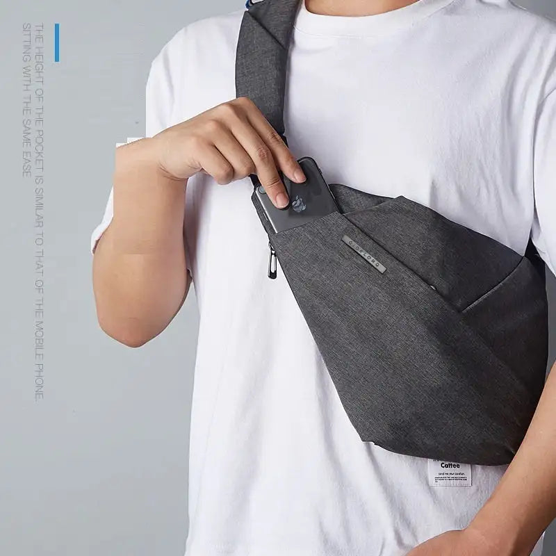 Digital Storage Canvas Chest Bag Crossbody Multi-functional Business Close Shoulder Anti-theft Package - SJB-DIAMOND ELITES