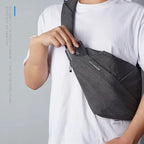 Digital Storage Canvas Chest Bag Crossbody Multi-functional Business Close Shoulder Anti-theft Package - SJB-DIAMOND ELITES