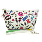 Makeup Bag Rocking In White - SJB-DIAMOND ELITES