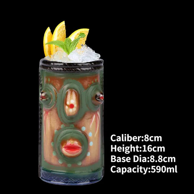 Hawaii Ceramic Tiki Mugs Pi-Mart