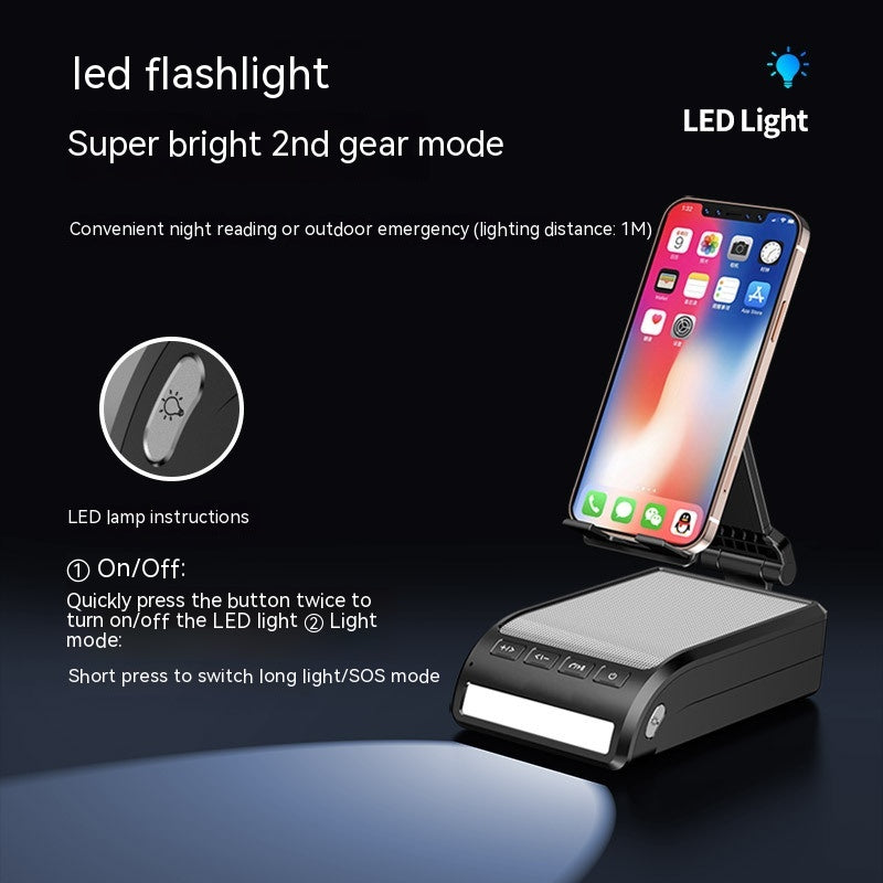 Mobile Phone Holder Portable Bluetooth Speaker Pi-Mart