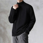 Casual Velvet Turtleneck Men Loose Sweater Pi-Mart