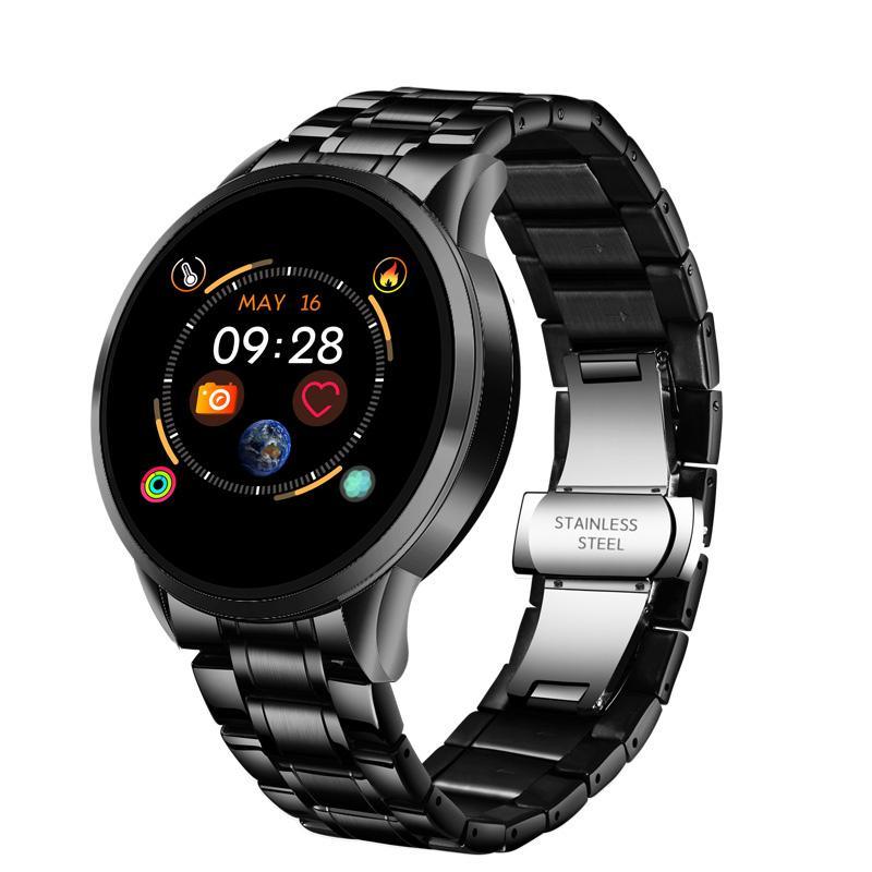New Smart Watch For Men  With IP67 Waterproof Protecion and Heart Rate Fitness Tracker Pedometer For Android and IOS sistems Steel Band Sports Men Smart Watch - SJB-DIAMOND ELITES