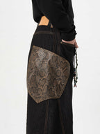 Black Jeans With Wide Legs For Men And Women Lootquake LLC