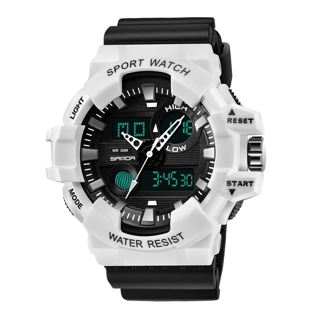 Sport Men Watches White G style Watch In LED Digital Style Waterproof 30M Casual Luxury Elegant Style  Relogios masculino - SJB-DIAMOND ELITES
