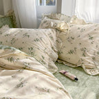 Broken Spring And Autumn Girl Bedding Sheet Quilt Cover Set Of Three Pi-Mart