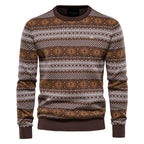 Spliced Cotton Men's Sweater Pi-Mart
