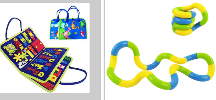 New Busy Book Children's Busy Board Dressing And Buttoning Learning Baby Early Education Preschool Sensory Learning Toy Pi-Mart