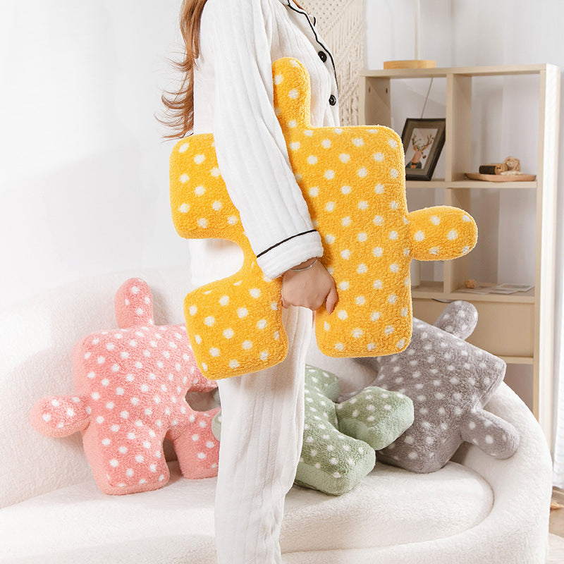 Puzzle Cushion Plush Toy Sofa Cushion Pi-Mart