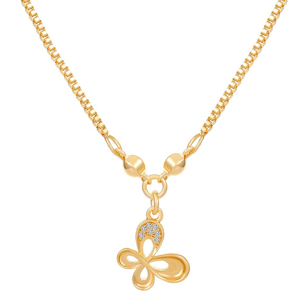 Women's Fashionable Temperament Butterfly Tassel Necklace