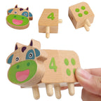Fun Montessori Teaching Aids Children's Early Education Puzzle Pi-Mart