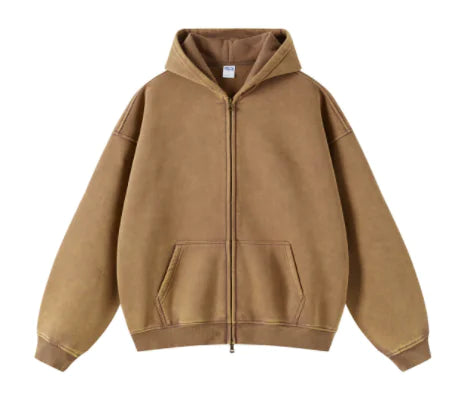 Kuegou Men's Military Green Hooded Jacket Pi-Mart