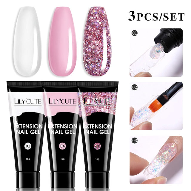 Extension Gel Set - SJB-DIAMOND ELITES