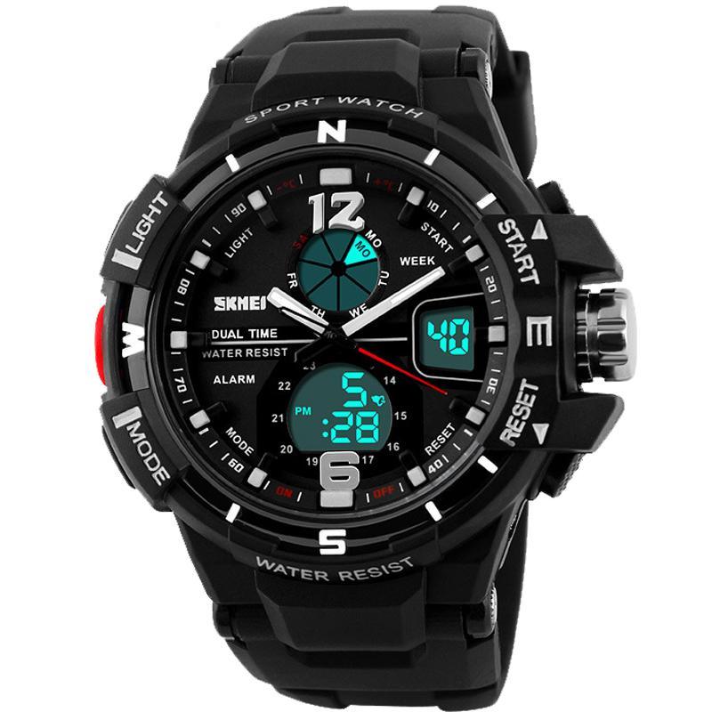 Fashion Digital Army Military Watch Mens Sports  Wristwatch  Shock Resist Clock Quartz Watch Waterproof 50M - SJB-DIAMOND ELITES