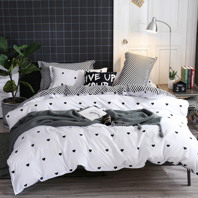Three Or Four Piece Cotton Duvet Cover Pi-Mart