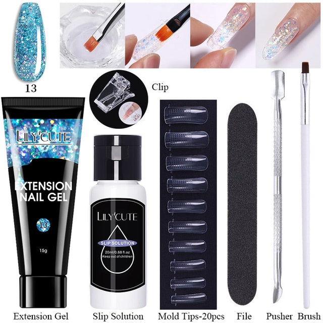 Extension Gel Set - SJB-DIAMOND ELITES