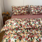 Four-piece Cotton Retro Bed Sheet Duvet Cover Student Dormitory Pi-Mart
