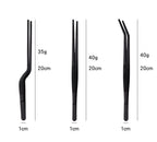 Stainless Steel Barbecue Tongs Outdoor Retro Long-handle Clip Fried Steak Anti-scald Restaurant Kitchen Plate Holder Pi-Mart