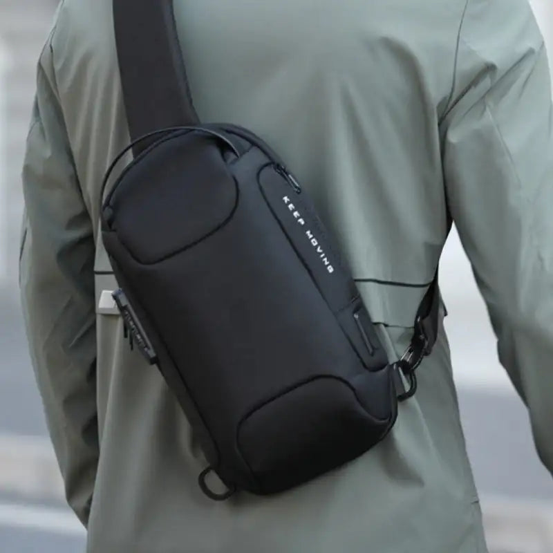 Men's Single Shoulder Bag for Summer, Cool Looking Waterproof Bag - SJB-DIAMOND ELITES