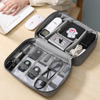 Data cable storage bag, large-capacity grid charger storage bag, mobile hard disk, earphone bag, travel portable waterproof digital bag. - SJB-DIAMOND ELITES