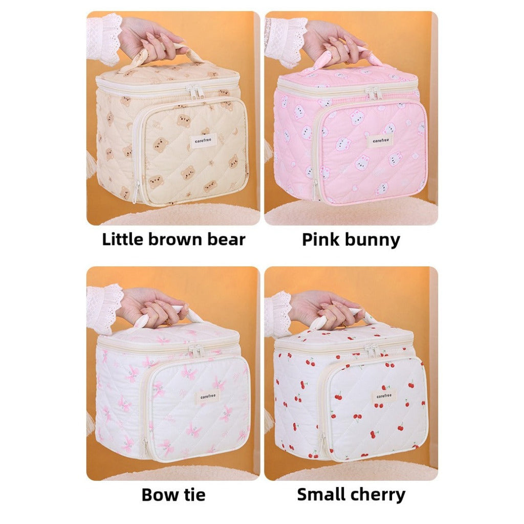 Multifunctional cosmetic bag, partition storage cosmetic bag, storage bag, travel portable toilet bag, makeup bag with compartments, - SJB-DIAMOND ELITES