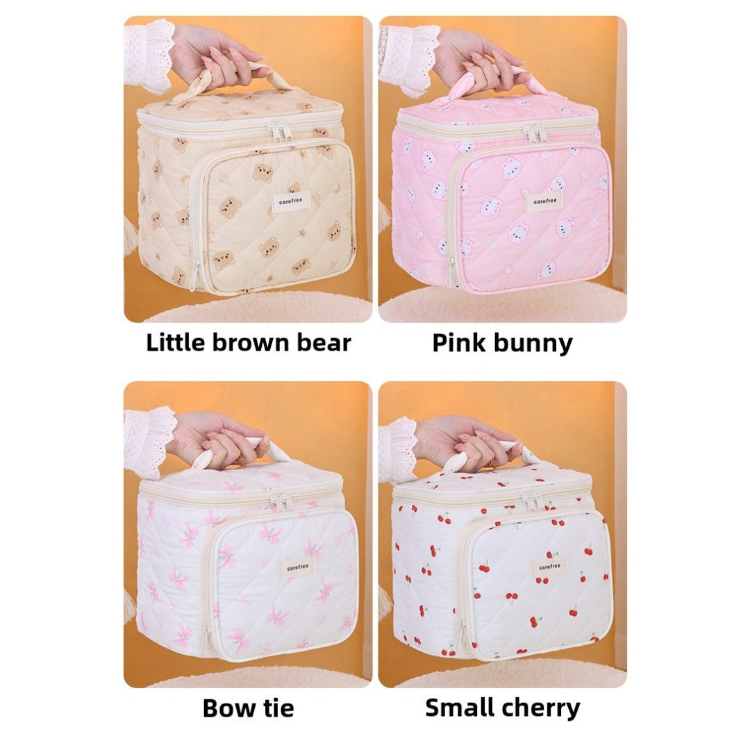 Multifunctional cosmetic bag, partition storage cosmetic bag, storage bag, travel portable toilet bag, makeup bag with compartments, - SJB-DIAMOND ELITES