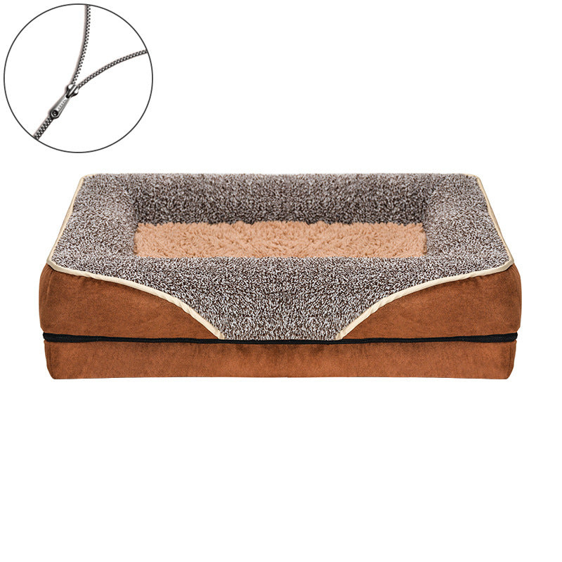 Pet Supplies Square Sofa Bed Dog Kennel Cat Litter Pet Pad Pi-Mart
