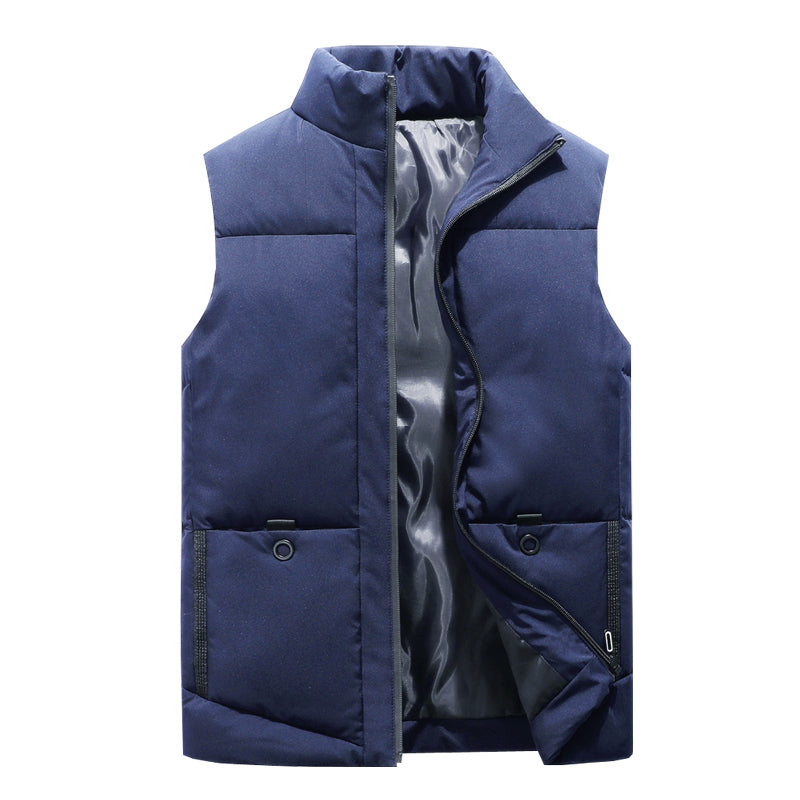 Autumn Men's Casual Cotton Vest Warm Pi-Mart
