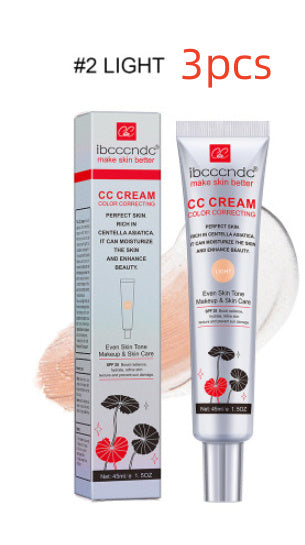 Moisturizing Correcting CC Cream Waterproof Anti-sweat Makeup Before Concealer Lasting Women Makeup Protect Skin Erborian Make Lootquake LLC