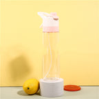 Spray Water Bottle For Girls Outdoor Sport Fitness Water Cup Large Capacity Spray Bottle Drinkware Travel Bottles Kitchen Gadgets Pi-Mart