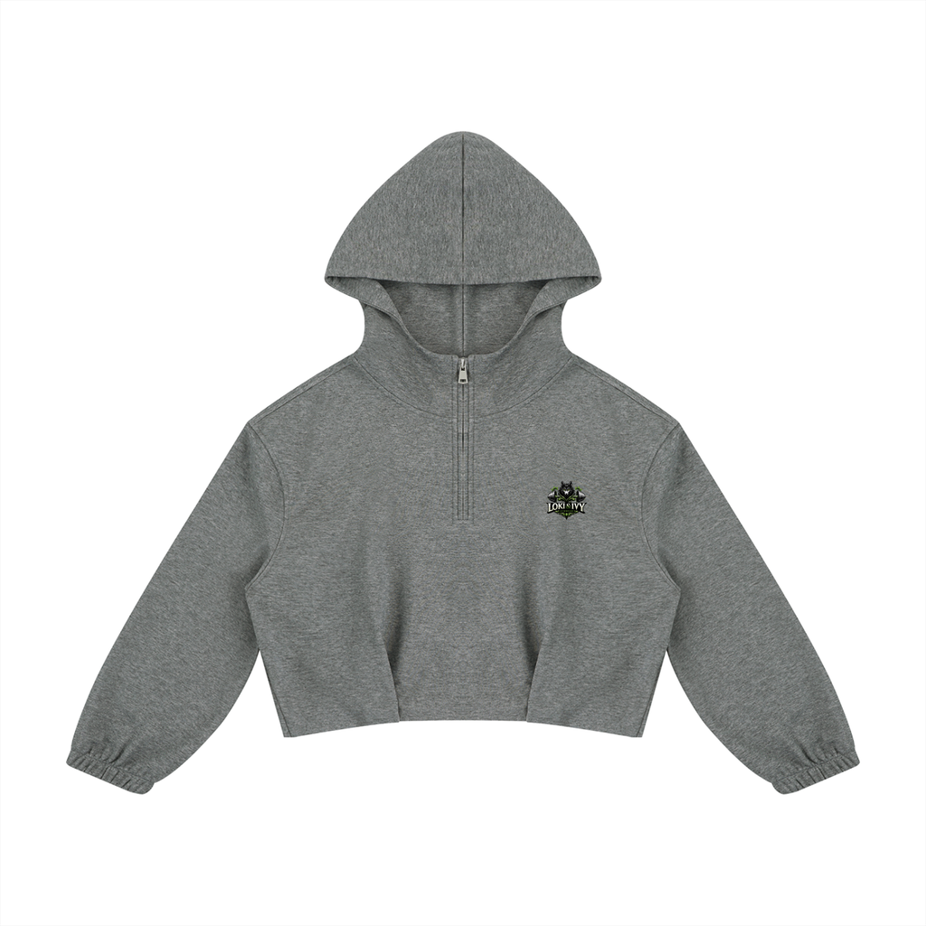 Loki & Ivy Women’s Boxy Quarter-Zip Hoodie