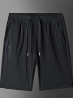 Men's Plus Size Drawstring Shorts with Pockets