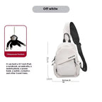 Crossbody Bag Small Shoulder Bag Men's Chest Bag
