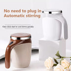 Rechargeable Model Automatic Stirring Cup Coffee Cup High Value Electric Stirring Cup Lazy Milkshake Rotating Magnetic Water Cup Pi-Mart