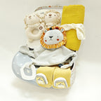MOVEBO Youngsters Essentials Gift Set - Soft Cotton Blanket, Bath Towel & Rattle - Perfect Youngsters Shower Gift for Boys & Girls Lootquake LLC