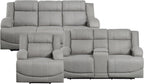 Landwood 3 Piece Power Reclining Living Room Set Gray
