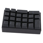 Wired Keyboard Stepped Keycap Fadeless Durable Backlit 21 Keys LED Mechanical KeyboardRed Shaft - SJB-DIAMOND ELITES