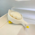 Cartoon Creative Cute Duck-shaped Ceramic Soap Box Pi-Mart