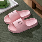 Cute Bear Slippers Indoor Non-slip Thick Soles Floor Bedroom Bathroom Slippers For Women Men Fashion House Shoes Summer Pi-Mart