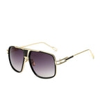 Modern Classic Oversized Men Sunglasses Luxury Brand New Glasses Square With High Quality Metal Frame and Polarized Mirror Glasses  Oculos de sol With  UV400 Prodection for Sun - SJB-DIAMOND ELITES