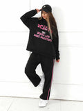 Women's Fashion Casual Printed Top Pants Set - SJB-DIAMOND ELITES
