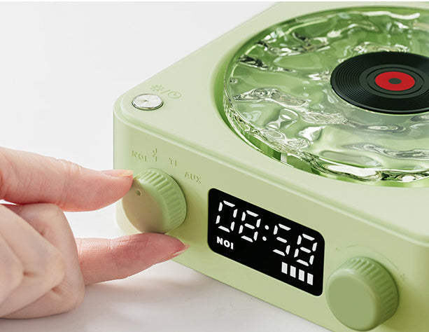 Retro Alarm Clock Bluetooth Speaker Wireless Pi-Mart