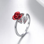 Rotating Four-Leaf Ring - SJB-DIAMOND ELITES