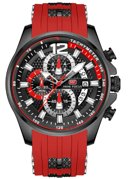 Watch Waterproof Quartz Watch Large Dial Luminous Men's Watch 0350G Pi-Mart