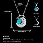 European And American Moon Necklace Niche Non-fading High-grade Accessories