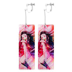 Acrylic Tanjiro Earrings Pi-Mart