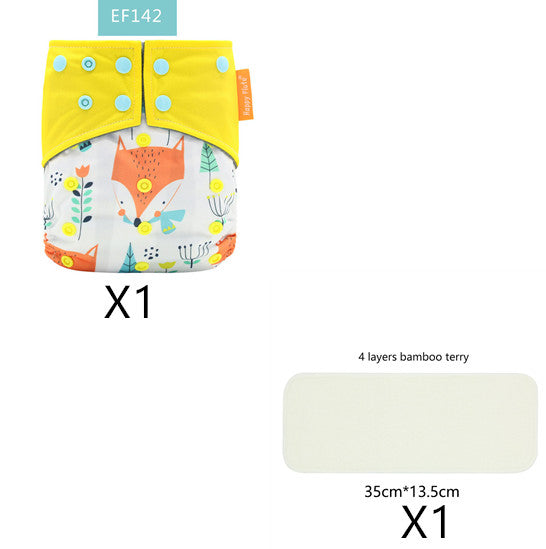 Bamboo charcoal deodorant cloth diapers
